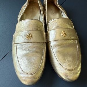 Tory Burch Gold Women’s Loafers